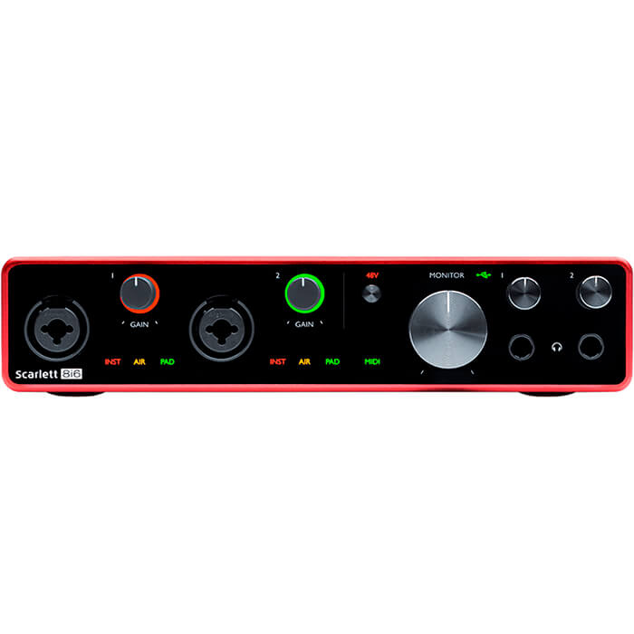 Focusrite Scarlett 8i6 8x6 USB Audio/MIDI Interface
