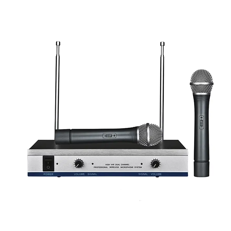 Omax 744 High VHF Dual Channel Professional Microphone